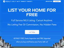 Tablet Screenshot of freealty.com